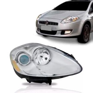 Farol Fiat Bravo 2010 2011 2012 2013 Foco Duplo 1ª Linha Direito/passageiro