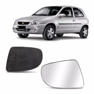 Lente Espelho Retrovisor Para Corsa 1996 97 98 99 A 2002 Lado Esquerdo