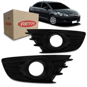 Moldura Grade Citroen C4 Pallas E Hatch Com Milha Ld Retov