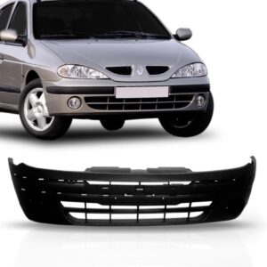 Parachoque Para Megane 2000 2001 2002 2003 2004 C/furo Milha Preto