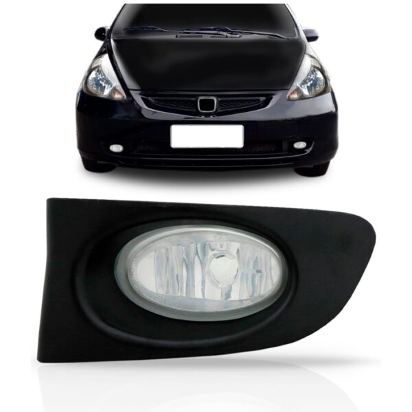 Farol Milha Auxiliar Fit 2003 2004 2005 2006 Lado Esquerdo