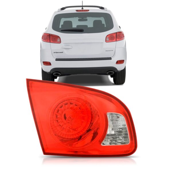 Lanterna Traseira Santa Fé 2008 2009 2010 Tampa Com Garantia Lado Esquerdo