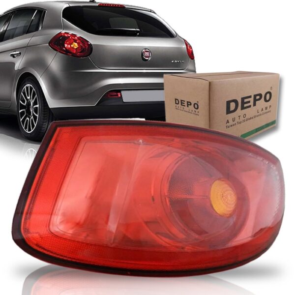 Lanterna Fiat Bravo Ano 2010 2011 2012 2013 2014 Le. Esquerdo Vermelho