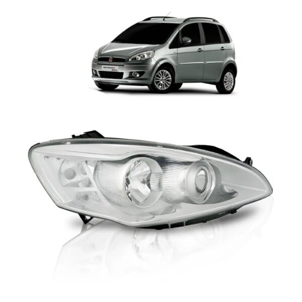 Farol Idea 2011 2012 2013 2014 2015 Fiat Cromado 1ª Linha - Direito/passageiro