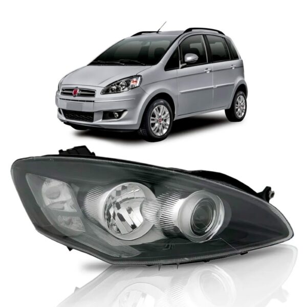 Farol Idea 11 12 13 2014 15 Mascara Negra Sporting 1ª Linha Direito/passageiro