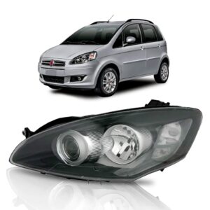 Farol Idea 11 12 13 2014 15 Mascara Negra Sporting 1ª Linha Esquerdo/motorista