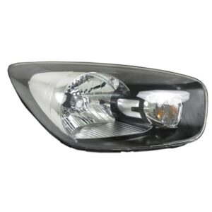 Farol Picanto 2012 2013 2014 Mascara Negra 1ª Linha - Direito/passageiro