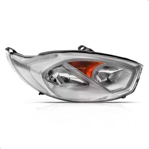 Farol Fiesta 2010 2011 2012 2013 Mascara Cromada 1ª Linha - Direito/passageiro