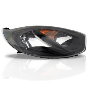 Farol Fiesta 10 11 2012 13 Mascara Negra Foco Duplo 1ª Linha Direito/passageiro