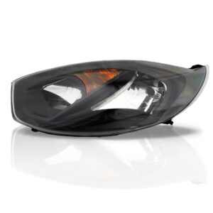 Farol Fiesta 10 11 2012 13 Mascara Negra Foco Duplo 1ª Linha Esquerdo/motorista