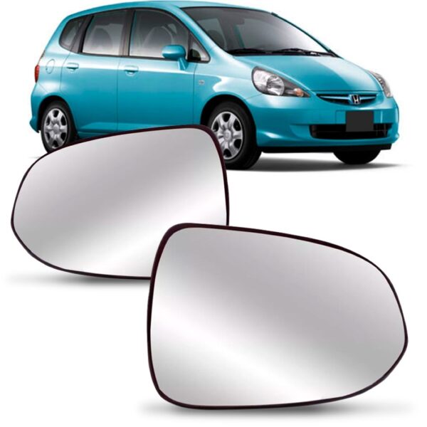 Lente Espelho Retrovisor Fit 2003 2004 2005 2006 2007. Lado Direito,Posição Dianteiro