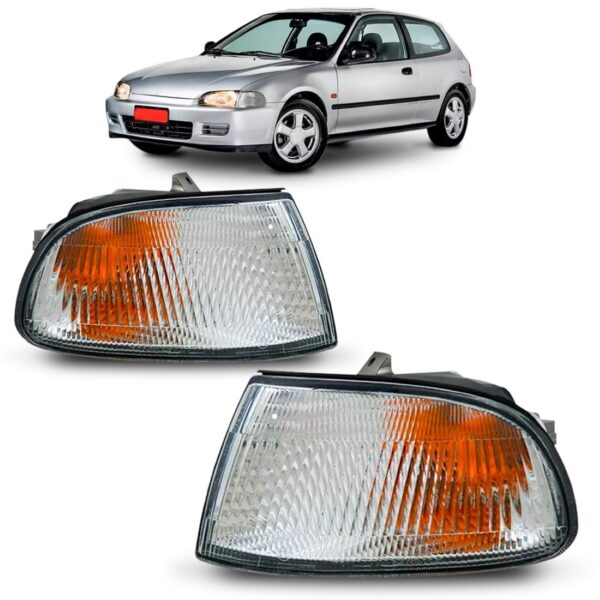 Pisca Seta Civic 1992 A 1995 Coupe/hatch Ambar Lado Esquerdo