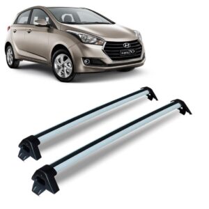 Rack Teto Hb20 Hatch 4 Portas Maleiro 12 13 14 15 16 Prata Prata