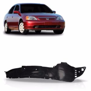 Protetor Caixa De Roda Dianteiro Honda Civic 2001 2002 2003 Lado Direito