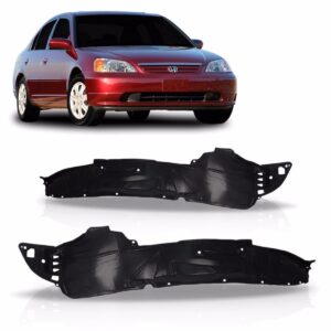 Protetor Caixa De Roda Dianteiro Honda Civic 2001 2002 2003 Lado Direito