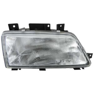 Farol Peugeot 405 1995 1996 Foco Simples Cromado 1ª Linha Esquerdo/motorista