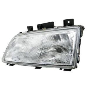 Farol Peugeot 405 1995 1996 Foco Simples Cromado 1ª Linha Esquerdo/motorista