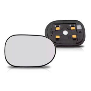 Vidro Lente Retrovisor Livina 2009 A 2017 C/ Base. Lado Esquerdo