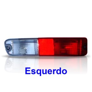 Lanterna Parachoque Neblina Ré Pajero Full 2003 2004 2005 Le Esquerdo Vermelho