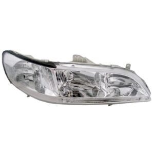 Farol Accord 1998 1999 2000 2001 Lente Lisa Cromado 1ª Linha Direito/passageiro