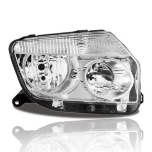 Farol Duster 2012 2013 2014 Cromado Renault 1ª Linha Direito/passageiro