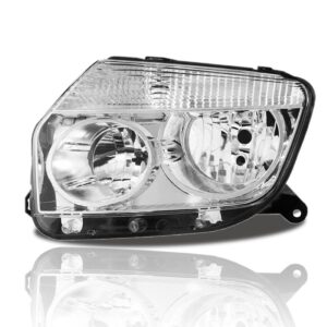 Farol Duster 2012 2013 2014 Cromado Renault 1ª Linha Esquerdo/motorista