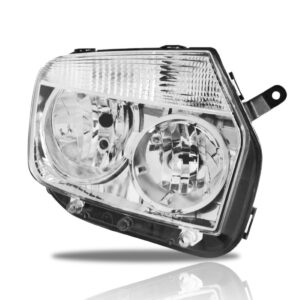 Farol Duster 2012 2013 2014 Cromado Renault 1ª Linha Esquerdo/motorista