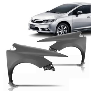 Paralama New Civic S/furo Pisca 2012 2013 2014 2015 Lado Esquerdo