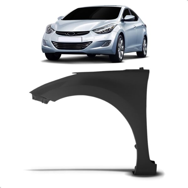 Paralama Para Elantra 2012 2013 Lado Esquerdo