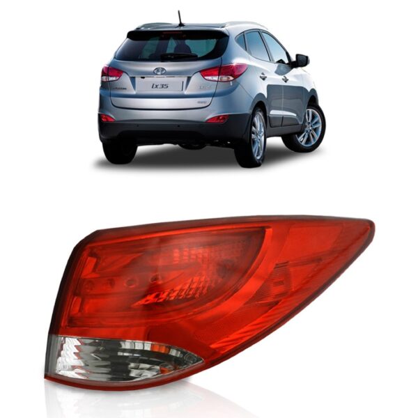 Lanterna Traseira Ix35 2009 10 11 12 2013 Canto Lado Direito Direito Vermelho