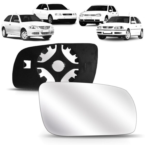 Lente Retrov Gol G3/g4/a3 96/99 Golf 00/ Com Base Lado Esquerdo