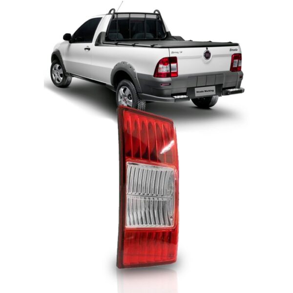 Lanterna Strada G4 2013 2012 11 10 09 Aplique Tampa Traseira Lado Esquerdo