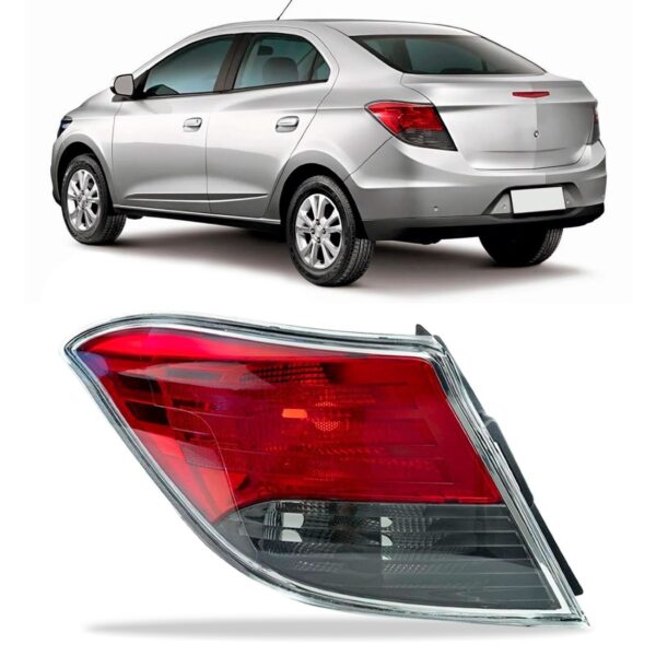 Lanterna Traseira Prisma 2012 A 2016 Fume Lado Esquerdo