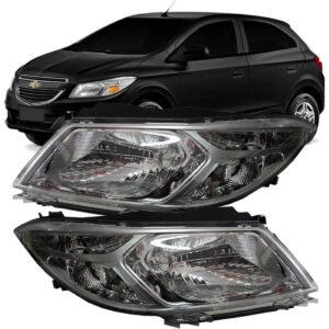 Farol  Onix  Prisma  2012  2013  2014  Cromado Lado Direito