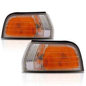 Lanterna Dianteira Sinaleira Seta Accord 92 93 Cristal Ambar Lado Direito