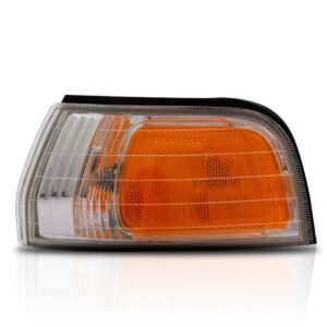 Lanterna Dianteira Sinaleira Seta Accord 92 93 Cristal Ambar Lado Direito