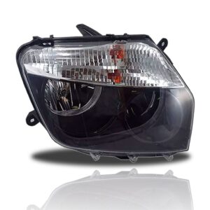 Farol Duster 2012 13 14 2015 Renault Mascara Negra 1ª Linha - Esquerdo/motorista