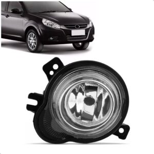Farol Milha Jac J3 10 11 12 13 Auxiliar Hatch Sedan 1ª Linha Cristal