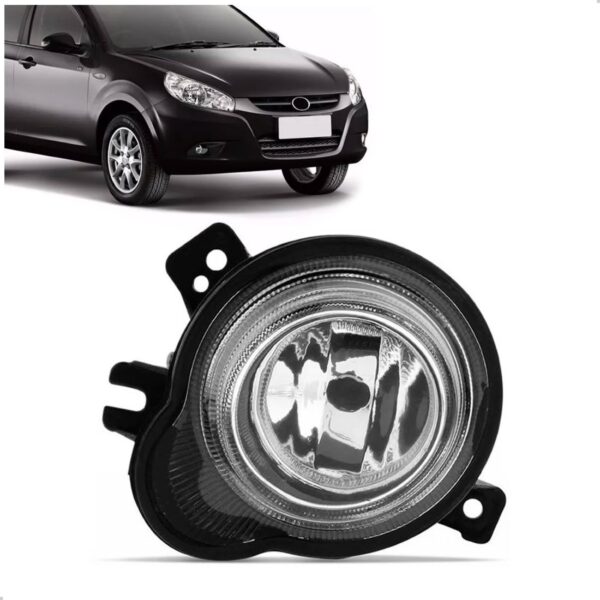 Farol Milha Jac J3 10 11 12 13 Auxiliar Hatch Sedan 1ª Linha Cristal