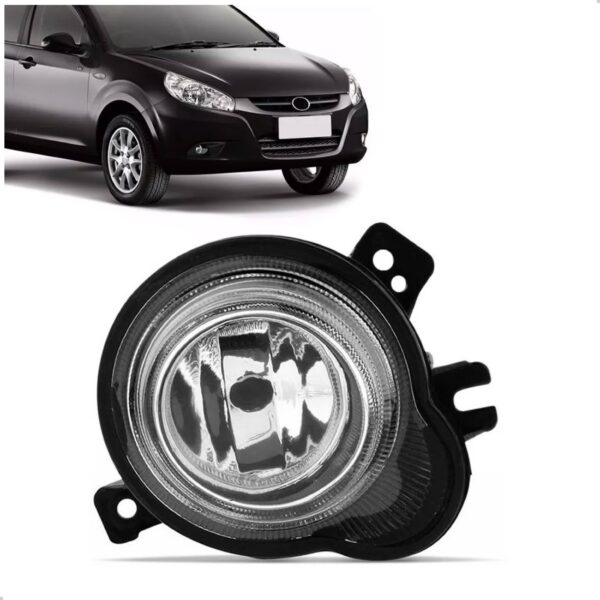 Farol Milha Jac J3 10 11 12 13 Auxiliar Hatch Sedan 1ª Linha - Cristal