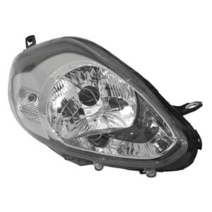 Farol Fiat Punto Máscara Cromada 2012 2013 2014 Lado Direito