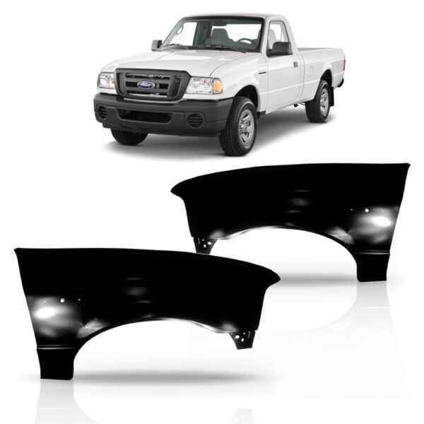 Paralama Ranger 2005 2006 2007 2008 2009 Sem Furo Moldura Lado Direito