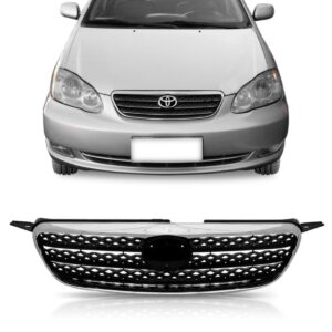 Grade Dianteira Corolla 2003 2004 A 2007 2008 1a Linha - Preto