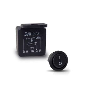 Chicote Universal Farol Milha Auxiliar Com Rele Fusível