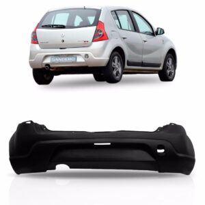 Parachoque Sandero Traseiro Renault 2008 2009 2010 1a Linha