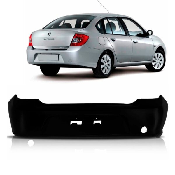 Parachoque Traseiro Renault Symbol 2009 A 2012 1a Linha