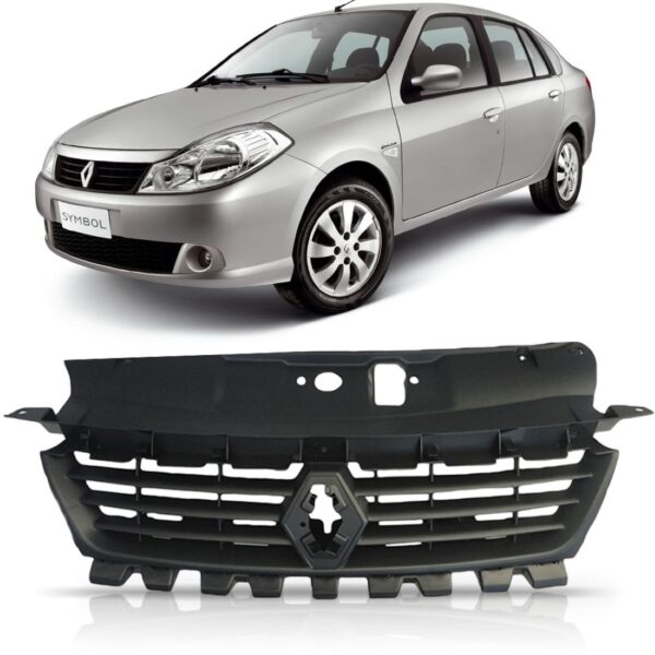 Grade Dianteira Superior Renault Symbol 2009 A 2012 1a Linha