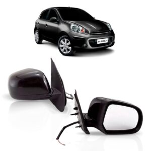 Retrovisor Nissan March 2011 2012 2013 Eletrico View Max Lado Direito