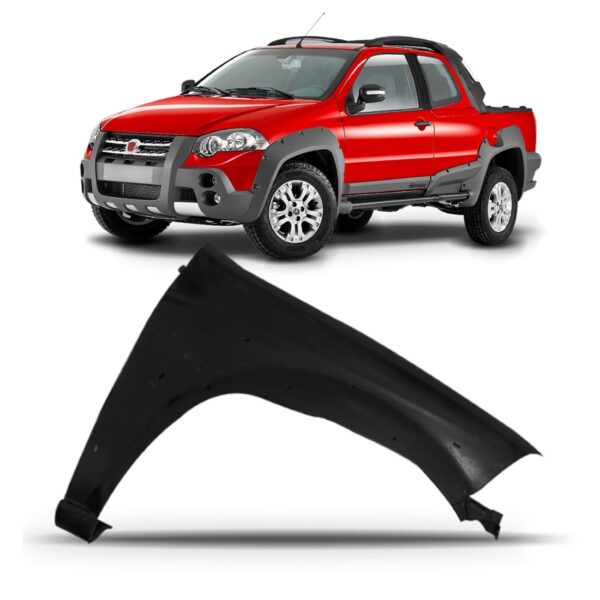 Paralama Fiat Strada Locker Ano 2009 10 11 12 2013 2014 2015 Lado Direito