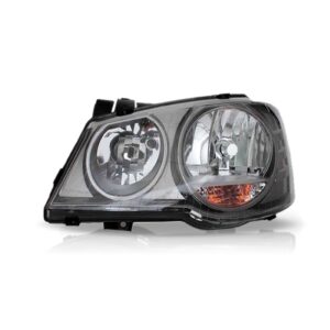 Farol Golf 2007 08 09 10 11 Cromomix Mascara Cinza 1ª Linha - Esquerdo/motorista